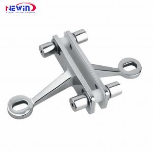 180 Degree Stainless Steel 2-Way Claw Post Mounted Wall Spider Glass Spider