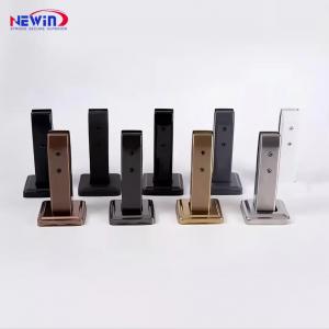 304 Stainless Steel Square Glass Spigots Pool Fence Spigot Clamp Home Garden Stairs Balustrade Railing Balcony Glass Floor Clam