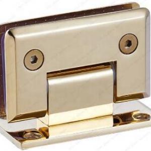 Good Quality Glass Hinge Adjustable 90 Degree Glass to Wall Gold Shower Door Hinge Glass Hardware Fittings
