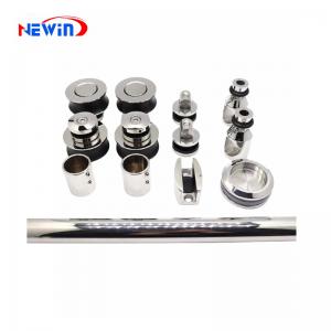 Bathroom Frameless Glass Door 55 MM Roller Wheel Shower Sliding Door System Accessories Rail Track Accessories