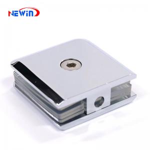 Factory Direct Heavy Duty Bevel Wall Mounted Shower Glass Retainer Clips Bathroom Glass Door Pivot Hinges