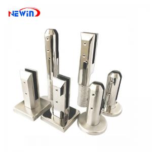 Factory Direct Sales Plaza Circular Glass Balcony Railing Pointed Nose Clip 304 Stainless Steel Glass Pointed Nose Clip