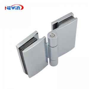 Glass Shower Door Hinges Pivot Invisible Brass Shower Hinge Glass Clamp 180 Degree Glass Door Hinge