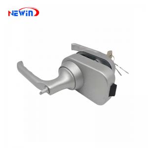 Indoor Aluminium Sliding Door Lock with Glass Handle Powder Coated Finish