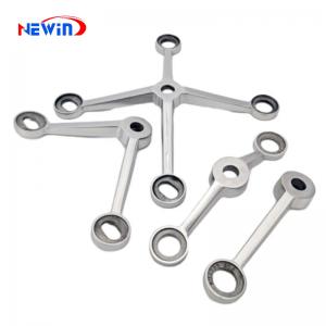 Manufacturer Price Custom Size SS316 Stainless Steel Spider Fitting 2/3/4 Arms for Glass Facade Curtain Wall