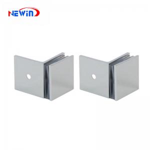 Manufacturers Wholesale Shower Glass Fixing Clip 90 Degree Brass Material 50*50MM Shower Room Hardware Accessories