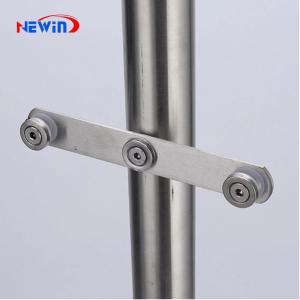 Modern Stainless Steel Frameless Glass Railing Fittings for Apartment Stair Railings with Mirror Finish