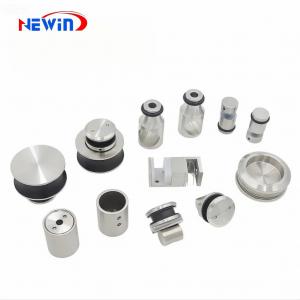 New Model Stainless Steel 55MM Roller Sliding Shower Barn Door System Set Fitting Hardware Kit