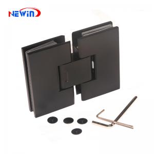 Newin Modern Design Matted Black 360 Degree Glass Door Hinge Hardware for Shower Door