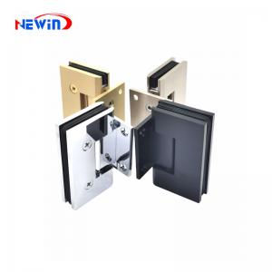 Premium Brushed Nickel Vienna Short Plate Shower Hinges for Modern Bathrooms