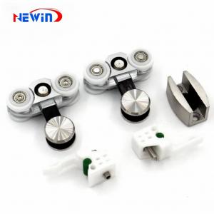 Shower Room Bathroom Frame Push-Pull Glass Door Hardware (Aluminum Sliding Track & Roller)