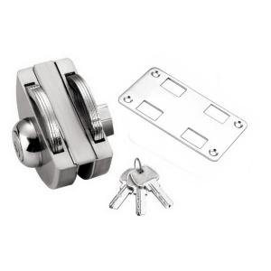 Best Price Stainless Steel Glass Door Lock For Single Door