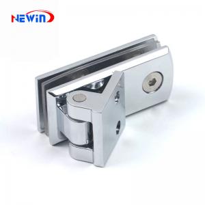 Zinc Alloy Glass Door Hinges Chrome Shower Door Hinges Frameless Glass Shower Door Hinge for Shower Room
