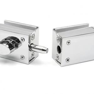 Zinc Alloy Glass to Glass Door Lock for Double Door